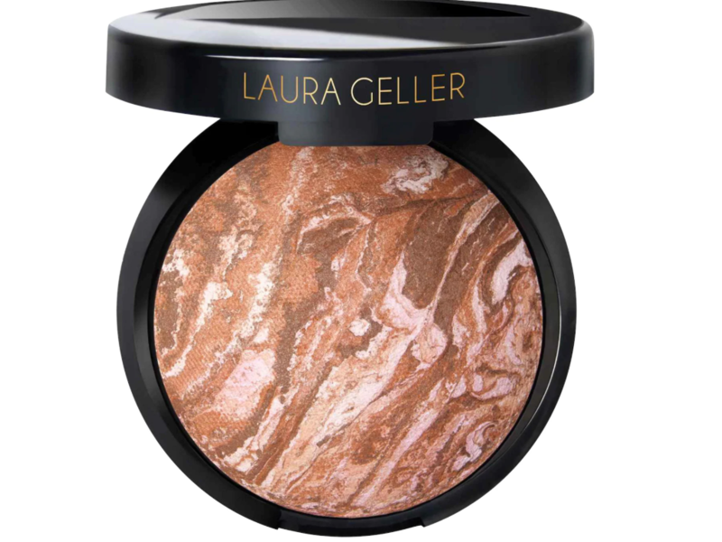 Laura Geller Bronze and Brighten Baked Powder Bronzer, Medium, 0.32 oz/9 g