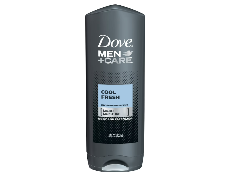 Dove Men + Care Body And Face Wash, Cool Fresh, 18 fl oz/532 mL