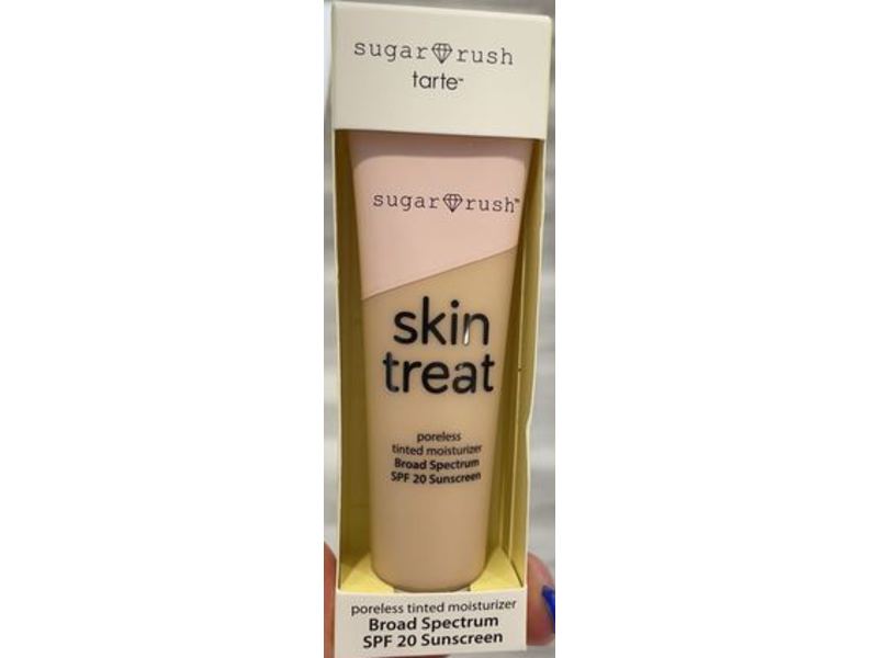 Tarte Sugar Rush Skin Treat Poreless Tinted Moisturizer, SPF 20, Fair, 1 oz/30 mL