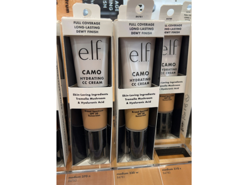 e.l.f Camo Hydrating CC Cream, SPF 30, Light 280N, 1 oz/30 g