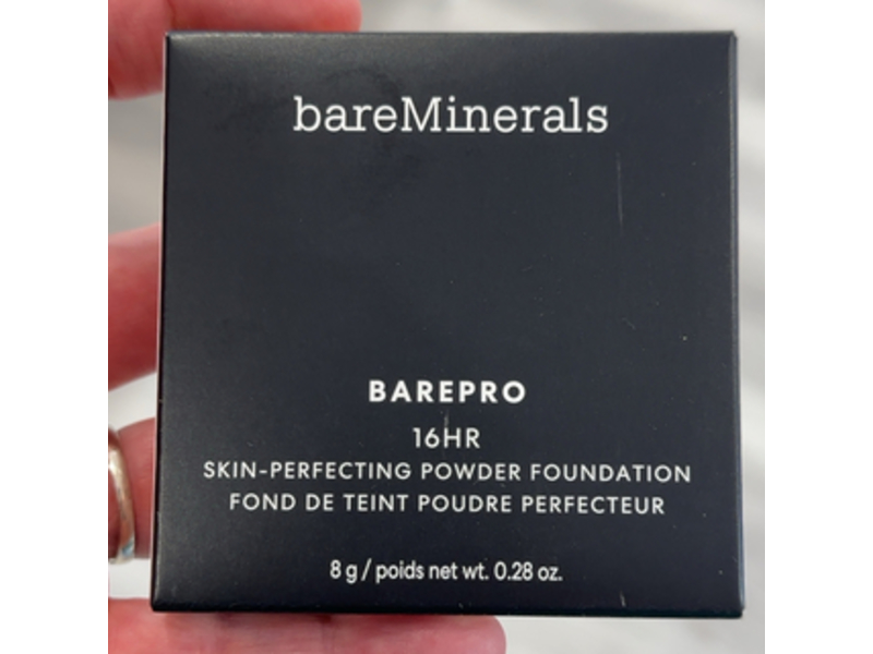 BareMinerals Barepro Skin-Perfecting Powder Foundation, Medium Deep 40 Cool, 0.28 oz/8 g