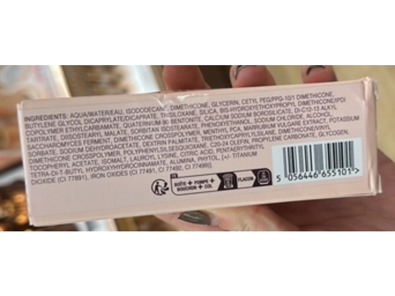 Charlotte Tilbury Airbrush Flawless Foundation, 16 Neutral, 1.0 fl oz/30 mL