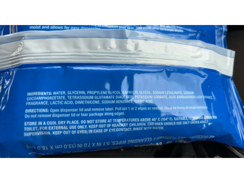 CVS Health Flushable Cleansing Wipes, Aloe Vera, 42 Count