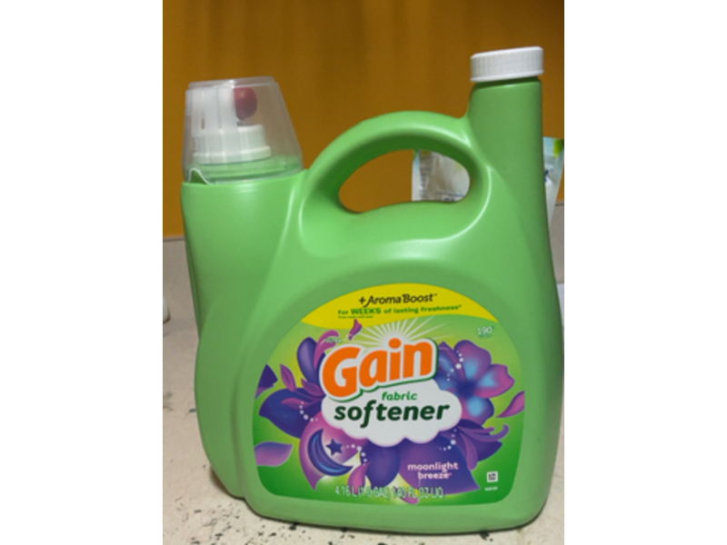 Gain Ultra Fabric Softener, Moonlight Breeze, 190 Loads, 140 fl oz/4.16 L
