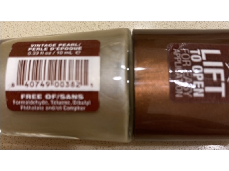 Mineral Fusion Nail Lacquer, Vintage Pearl, 0.33 fl oz/10 mL