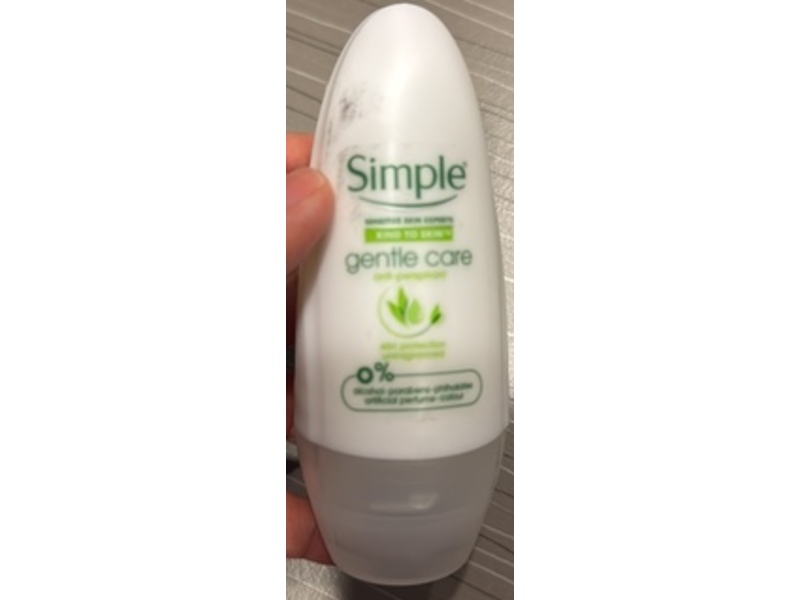 Simple Gentle Care Anti-Perspirant, 45 mL