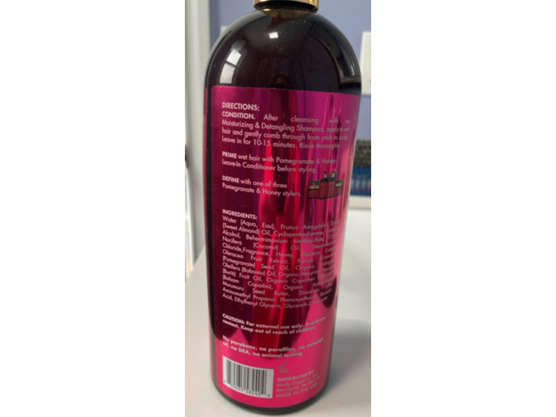 Mielle Organics Moisturizing & Detangling Conditioner, Pomegranate & Honey, 32 fl oz/946 mL