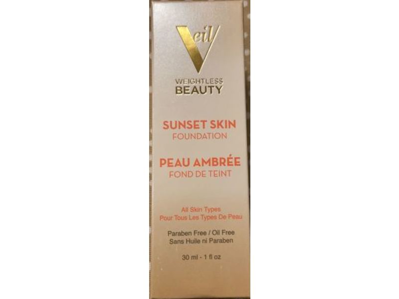Veil Weightless Beauty Sunset Skin Foundation, 2N, 1 fl oz/30 mL