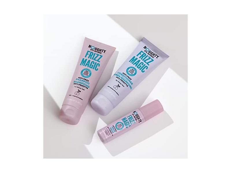 Noughty Frizz Magic Anti-Frizz Shampoo, Marula Oil, 8.4 fl oz/250 mL