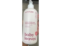 Attitude Baby Leaves Shampoo & Body Wash, Unscented, 14 fl oz/414 mL - thumbnail 2