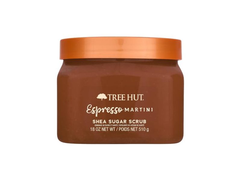 Tree Hut Body Scrub, Espresso Martini, 18 oz/510 g
