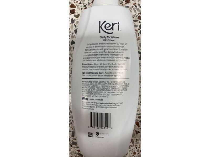 Keri Whole Body Therapy Daily Moisture, Original, 15 oz/425 g