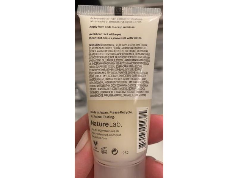 NatureLab Tokyo Perfect Smooth Conditioner, Paraben Free, 1 fl oz/30 mL