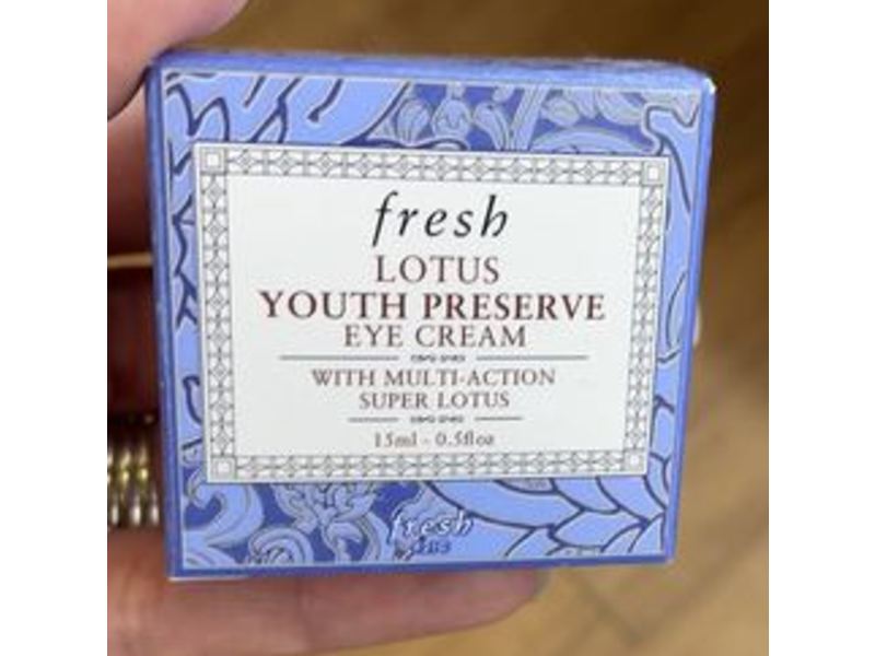 Fresh Lotus Youth Preserve Eye Cream With Multi-Action, 0.5 fl oz/15 ml