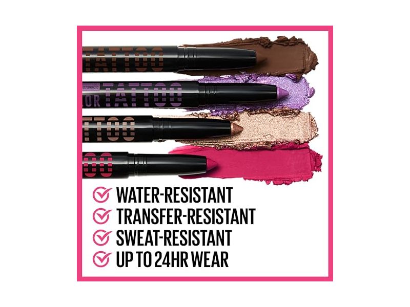 Maybelline New York Color Tattoo Longwear Multi-Use Eye Shadow Stix, I Am Unexpected, 0.049 oz/1.4 g