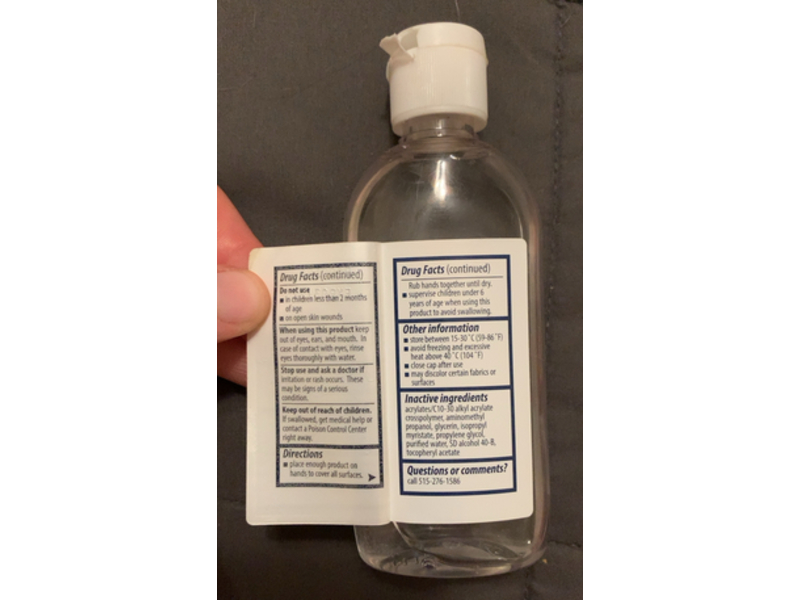 Antioch Pharma Hand Sanitizer, Vitamin E, 3.4 fl oz/100 mL