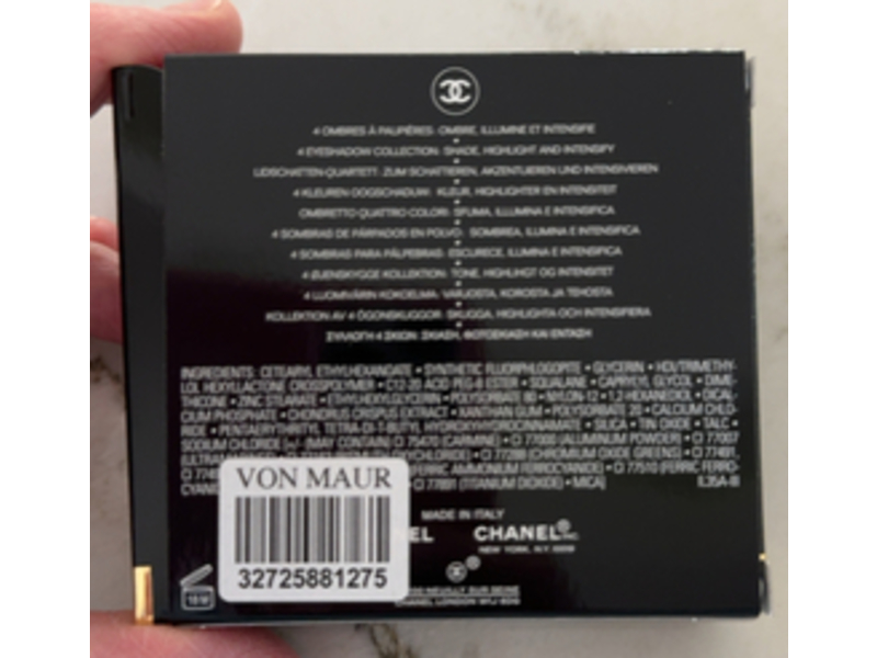 Chanel Les 4 Ombres Multi-Effect Quadra Eyeshadow, 204 Tisse Vendome, 0.07 oz/2g