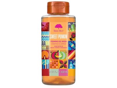 Tree Hut Foaming Gel Wash, Sweet Punkin, 18 fl oz/532 mL