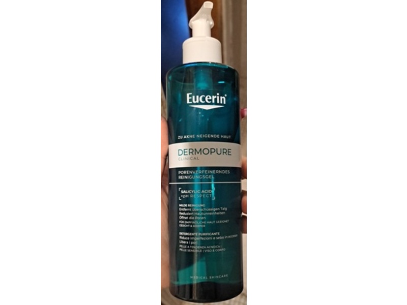 Eucerin Dermopure Clinical Pore Refining Cleansing Gel, 400 mL