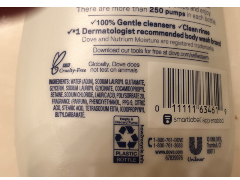 Dove Instant Foaming Body Wash Deep Moisture, 13.5 fl oz/400 mL