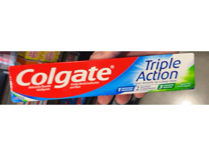Colgate Triple Action Toothpaste, Mint, 6 oz