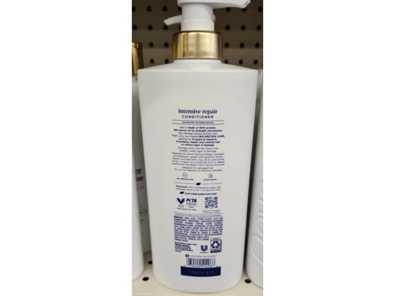Dove Intensive Damage Therapy Conditioner, Bio-Protein Care + Amino Serum, 28 fl oz/828 mL