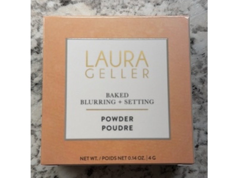 Laura Geller Baked Blurring + Setting Powder, Porcelain/Fair, 0.14 oz/4 g