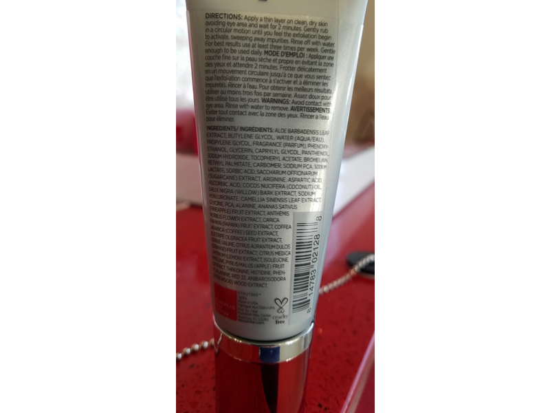 European Wax Center Reveal Me Face Exfoliating Gel Mask, 1.35 fl oz/40 mL