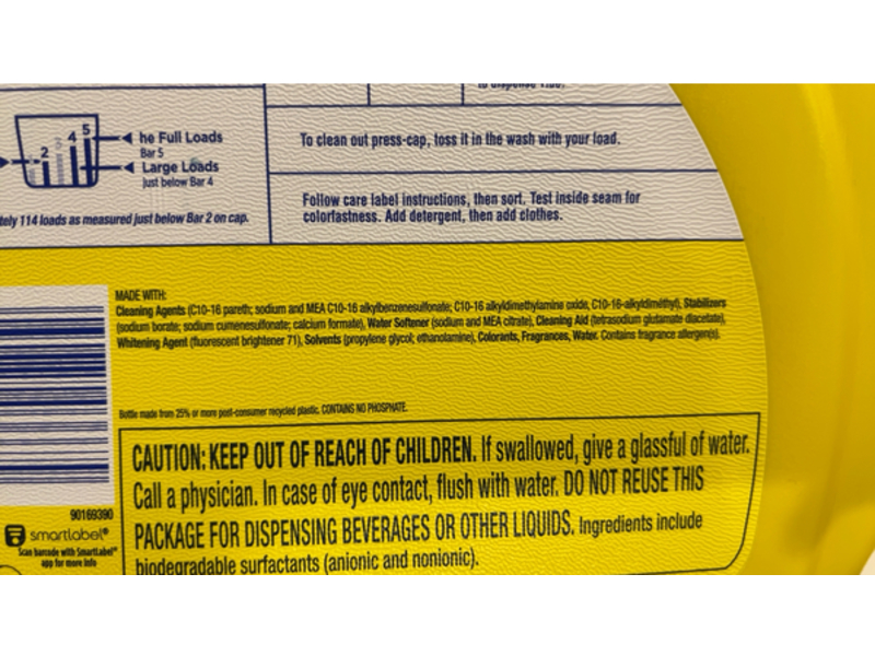 Tide Simply All In One Laundry Detergent, Daybreak Fresh, 114 loads, 165 fl oz/4.87 L