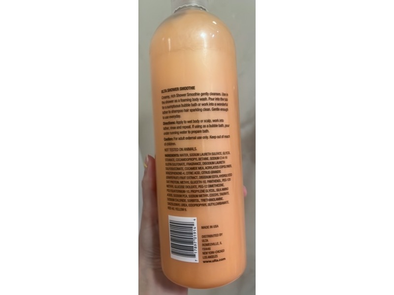 Ulta Tangerine Dreams Shower Smoothie Shampoo + Shower Gel, Bubble Bath, 24 fl oz/710 mL