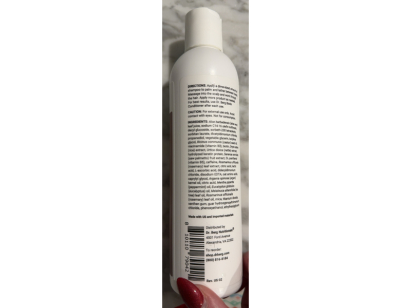 Dr. Berg Biotin Shampoo, 8 fl oz/236 mL