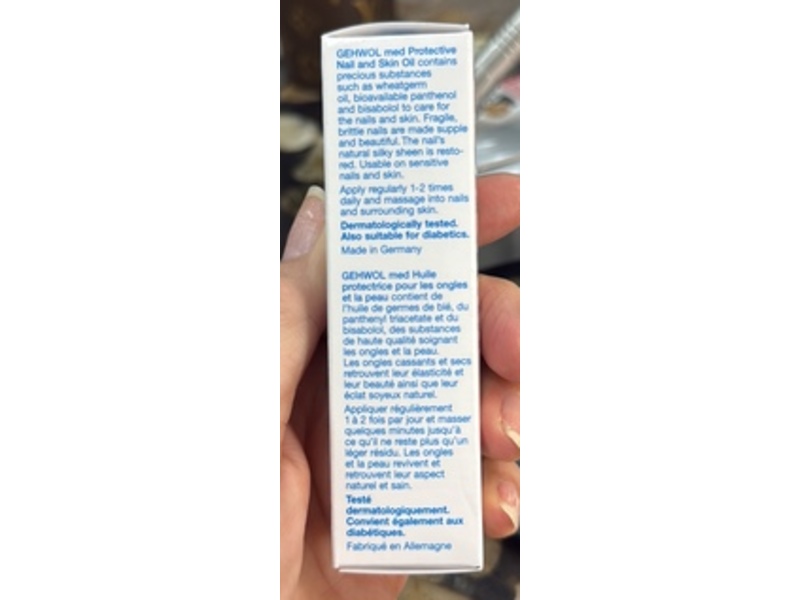 Gehwol Med. Protective Nail And Skin Oil, 0.5 oz/15 mL