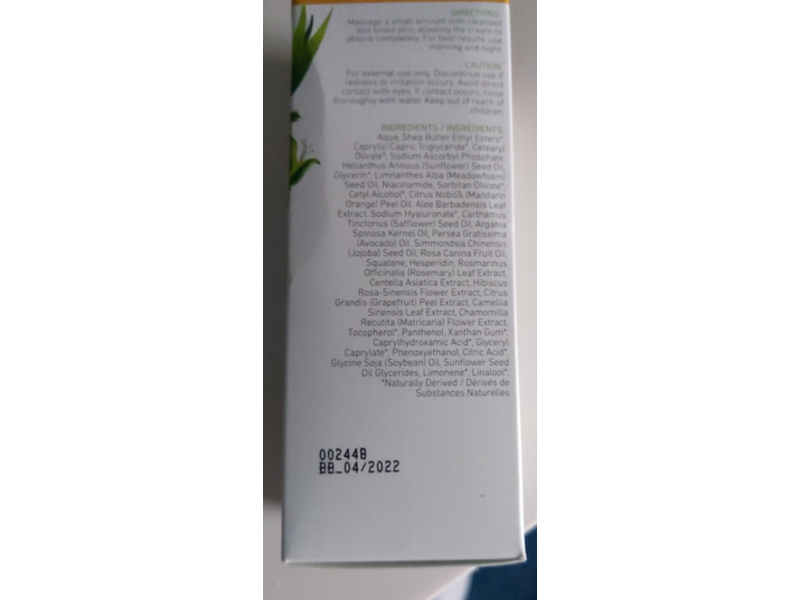 Insta Natural Vitamin C Moisturizer, 3.4 fl oz/100 ml