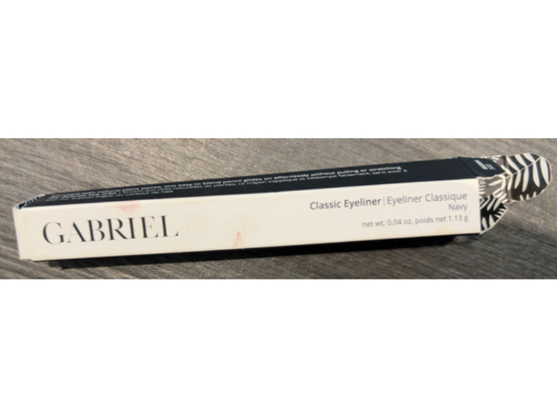 Gabriel Cosmetics Classic Eyeliner, Navy, 0.04 oz/1.13 g