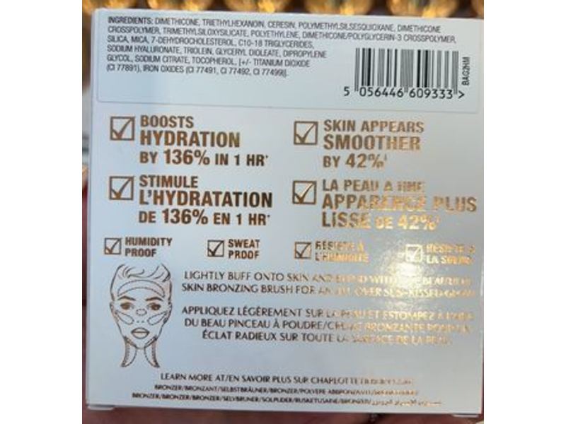 Charlotte Tilbury Beautiful Skin Sun-Kissed Glow Bronzer, Medium, 0.74 oz/21 g