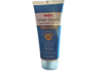 Meijer Sheer Touch Sunscreen Lotion, SPF 30, 3 fl oz/88 mL - thumbnail 1