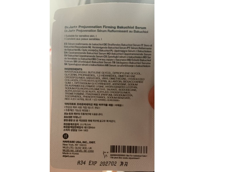 Dr Jart+ Firming Bakuchiol Serum, 0.05nfl oz/1.5 mL