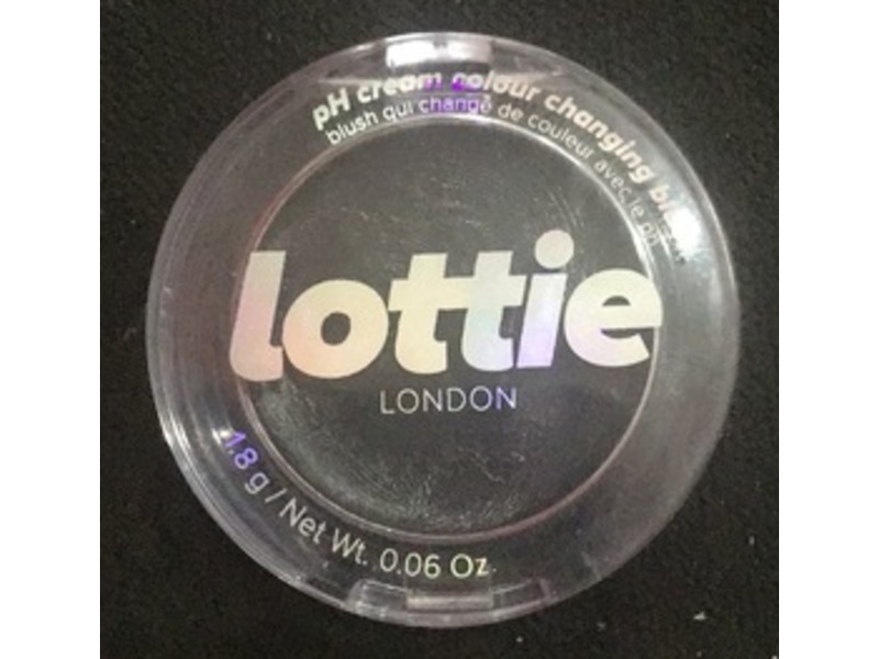 Lottie London pH Cream Colour Changing Blush, Black, 0.06 oz/1.8 g