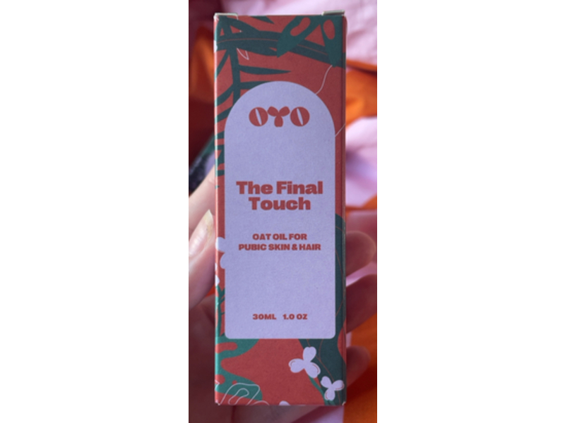 Oyo The Final Touch Pubic Skin & Hair, Oat Oil, 1.0 oz/30 mL
