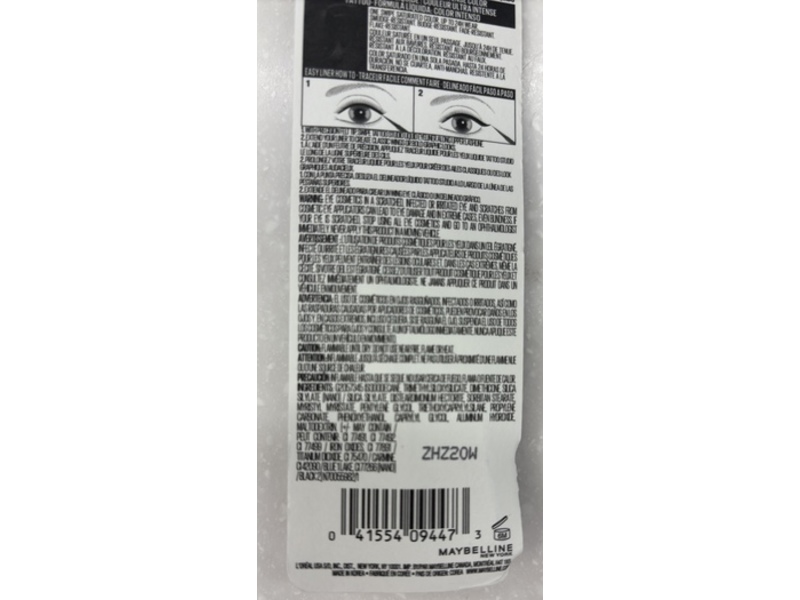 Maybelline New York Tattoo Studio Dip-Ink Liquid Eyeliner, 100 Black Track, 0.06 fl oz/2 mL