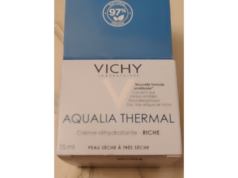 Vichy Laboratories Aqualia Thermal Rehydrating Cream, 0.51 fl oz/15 mL