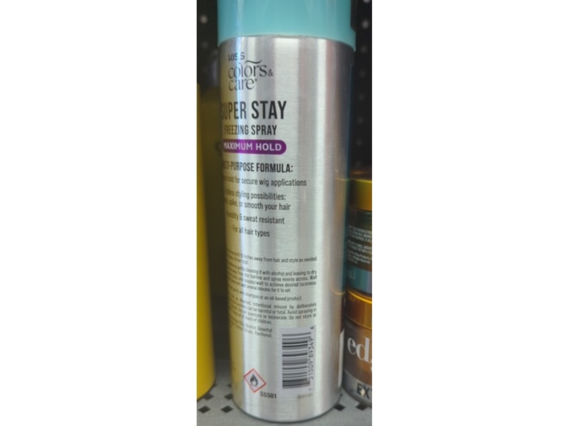Kiss Colors & Care Super Stay Freezing Spray, 11.1 oz/315 g