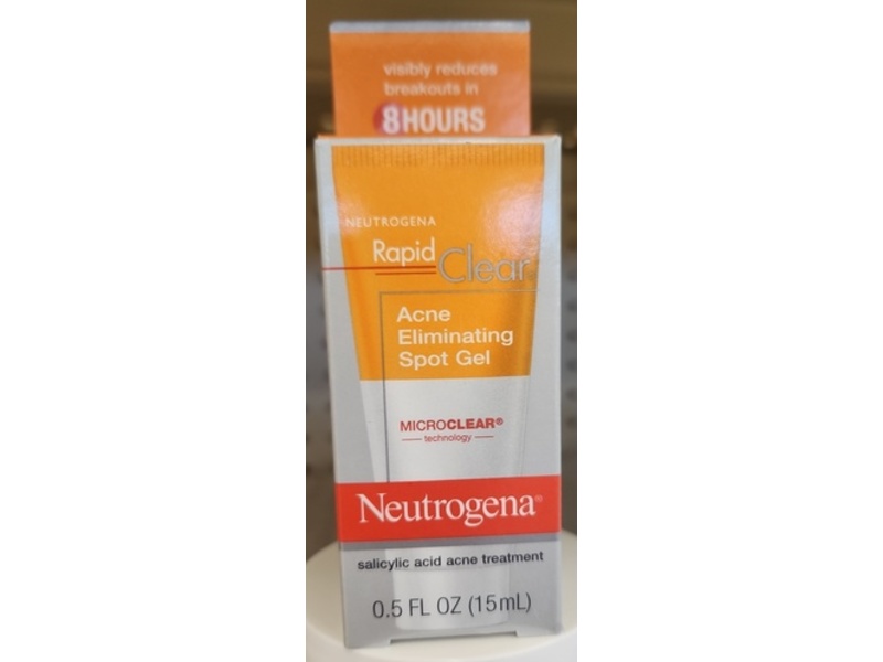 Neutrogena Rapid Clear Acne Eliminating Spot Gel, Salicylic Acid, 0.5 fl oz/15 mL