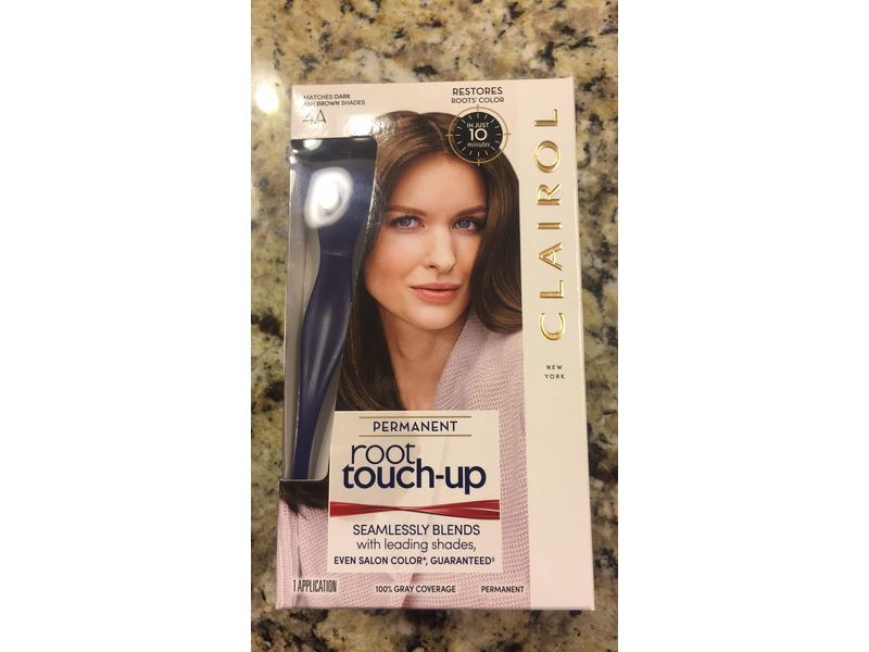 Clairol ColorBlend Permanent Root Touch-Up, 4A Dark Ash Brown, 1 Application, Pack Of 2