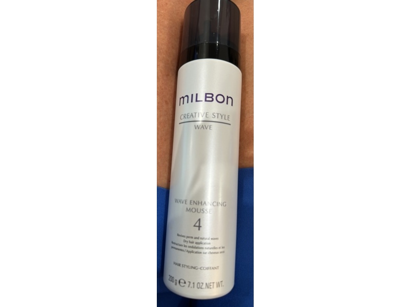 Milbon Creative Style Wave Enhancing Mousse 4, 7.1oz/200 g