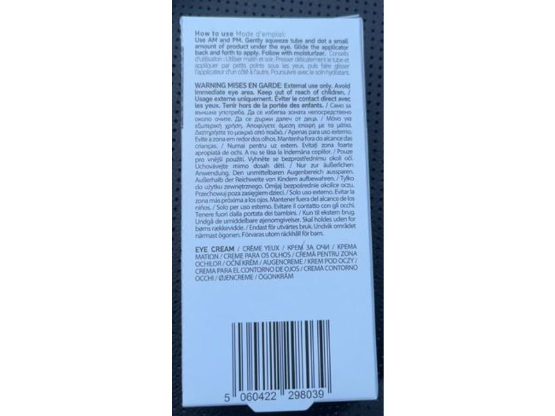 The Inkey List Brighten-I Eye Cream, Treat, 0.5 fl oz/15 mL