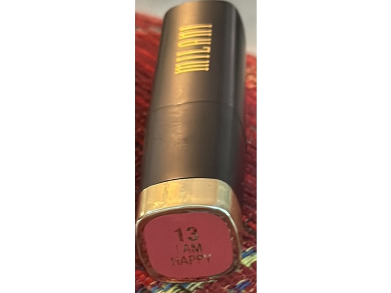 Milani Bold Matte Lipstick, 13 I Am Happy, 0.13 oz/3.6 g