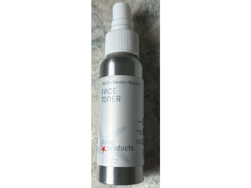 Plaine Products Face Toner, 2.5 oz/74 mL