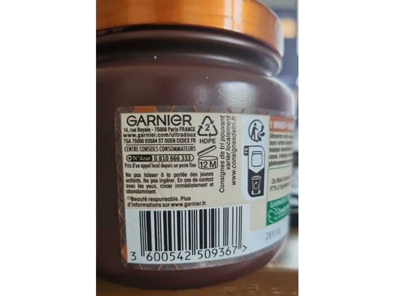 Garnier Ultra Doux Hair Mask, 34 oz