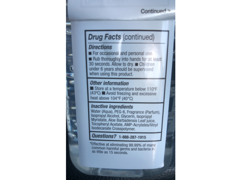 Equate Hand Sanitizer, Vitamin E, 12 fl oz/355 mL